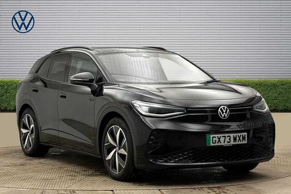 Used 2023 Volkswagen ID.4 220kW 4MOTION GTX 77kWh 5dr Auto [125kW Ch] Grenadilla Black at Martins Group