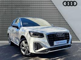 Used 2023 Audi Q2 S line 30 TFSI  110 PS 6-speed Arkona white, solid