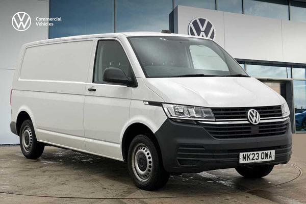 Used 2023 Volkswagen Transporter T32 Panel van Startline LWB 150 PS 2.0 TDI 6sp Man *A/C Rear Camera* Candy White at Martins Group