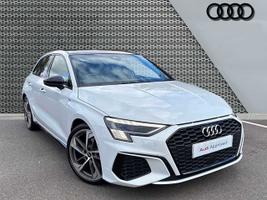 Used 2021 Audi A3 Sportback Edition 1 35 TFSI  150 PS S tronic Glacier White Metallic