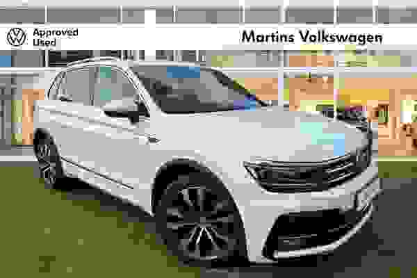 Used 2020 Volkswagen Tiguan 2.0 TSI (190ps) R-Line Tech 4Motion DSG **TOWBAR*DYNAUDIO** Pure white at Martins Group