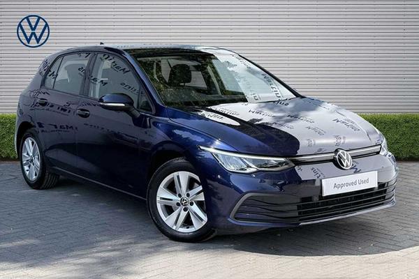 Used 2021 Volkswagen Golf 1.5 eTSI 150 Life 5dr DSG Atlantic Blue at Martins Group