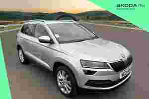 Used 2021 Skoda Karoq SUV 1.5 TSI (150ps) SE L ACT Brilliant Silver