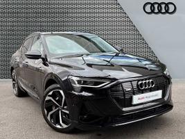 Used 2023 Audi e-tron Sportback Black Edition 55 quattro 300,00 kW Mythos black, metallic