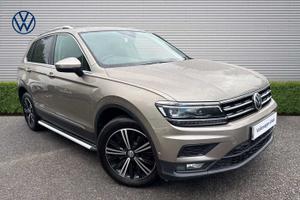 Used 2018 Volkswagen Tiguan 2.0 TDi 190 4Motion SE 5dr DSG Titanium Beige