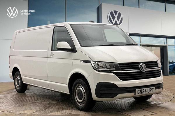 Used 2024 Volkswagen Transporter T32 Panel van Startline LWB 150 PS 2.0 TDI 6sp Manual *Business Pack* Candy White at Martins Group