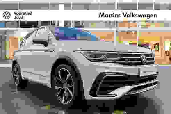 Used 2022 Volkswagen Tiguan 1.5 TSI (150ps) R-Line Edition EVO DSG Pure white at Martins Group