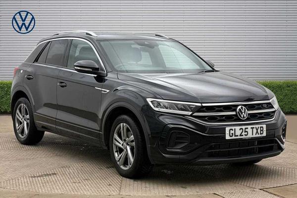 Used 2025 Volkswagen T-roc 1.5 TSI R-Line 5dr DSG Deep Black at Martins Group