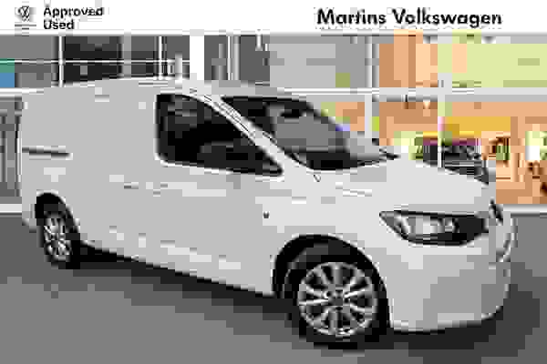 Used 2021 Volkswagen Caddy C20 Cargo Commerce Pro Maxi 102 PS 2.0 TDI 6sp Manual *Tech Pack* Candy White at Martins Group