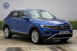 Used 2025 Volkswagen T-roc 1.5 TSI Style 5dr Ravenna Blue
