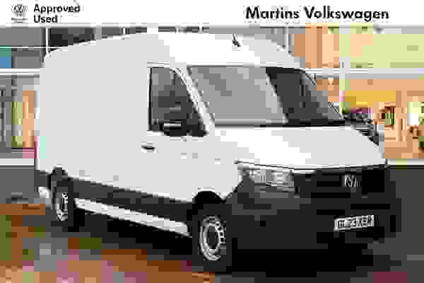 Used 2023 Volkswagen Crafter CR35 Panel van Startline MWB 140 PS 2.0 TDI 6sp Manual FWD *Business Pack* Candy White at Martins Group