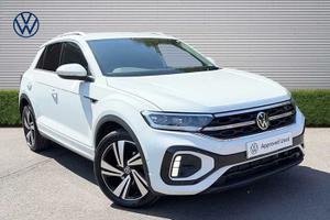 Used 2024 Volkswagen T-roc 1.5 TSI R-Line 5dr DSG Pure white