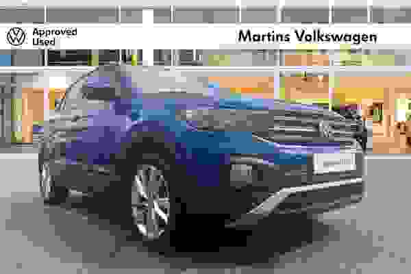 Used 2021 Volkswagen T-Cross 1.0 TSI (110ps) SE Hatchback Reef blue at Martins Group