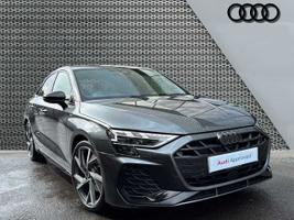 Used 2025 Audi A3 Saloon Black Edition 35 TFSI  150 PS S tronic Daytona Grey Pearl Effect