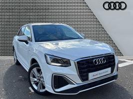 Used 2023 Audi Q2 S line 30 TFSI  110 PS 6-speed Arkona white, solid