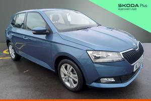Used 2021 Skoda Fabia 1.0 TSI SE 5dr DSG Titan Blue