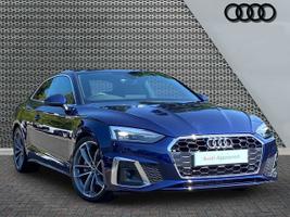Used 2023 Audi A5 Coup- MY23.5 S line 40 TFSI  204 PS S tronic Navarra blue, metallic