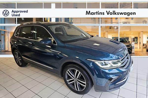 Used 2021 Volkswagen Tiguan PA Elegance 1.5 TSI 150PS 7-speed DSG 5 door at Martins Group