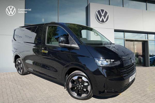 Used 2026 Volkswagen Transporter T30 Panel Van Commerce Pro SWB 150 PS 2.0 TDI 6sp Manual *Tailgate* Midnight Black Metallic at Martins Group