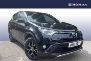 Used 2018 Toyota Rav4 2.5 VVT-i Hybrid Design TSS 5dr CVT 2WD Black