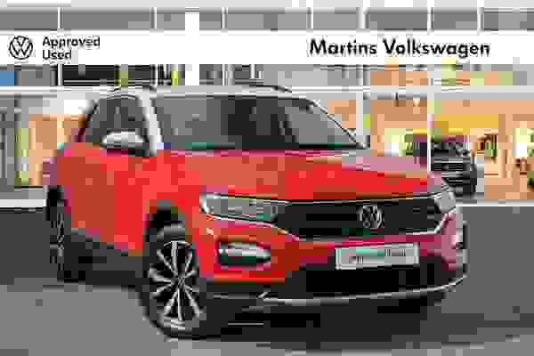 Used 2021 Volkswagen T-roc Hatchback 1.0 TSI 110 Design 5dr Flash Red at Martins Group