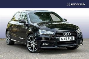Used 2017 Audi A1 Sportback 1.4 TFSI 150 Black Edition 5dr BLACK WITH SILVER ROOF