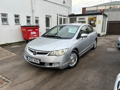 2008 CIVIC 1.4 I DSI ES 4DR IMA CVT AUTO PETROL ELECTRIC HYBRID 39,000... photo