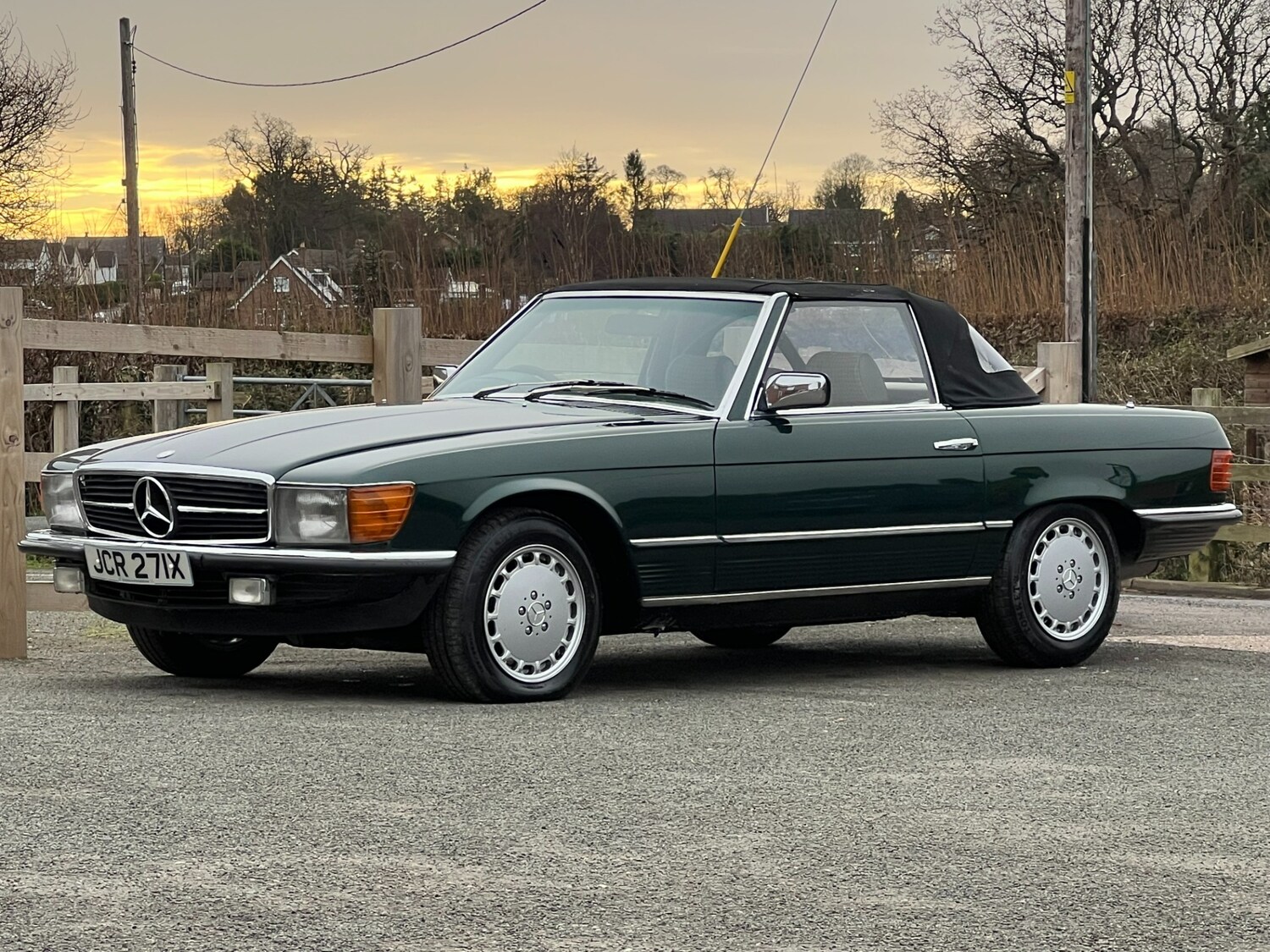 MERCEDES S CLASS R107 1982 ROADSTER NEW INTERIOR 14K SPENT SINCE PETROL 220,000 MILES AUTOMATIC...