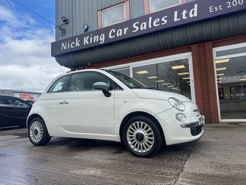 2013 FIAT 500 1.2 LOUNGE 3DR BLUE ME 35 TAX ULEZ LOW INSURANCE GROUP SUNROOF... photo