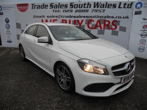 2018 A CLASS A160 AMG LINE 5DR PETROL 80,000 MILES MANUAL ONLY 10,295 FROM 207.01... photo