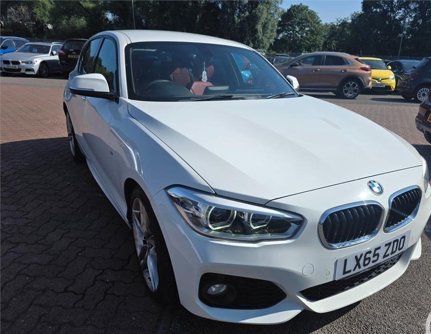 BMW 1 SERIES 118D M SPORT 5DR RED LEATHER 35 TAX 65 MPG ULEZ 1995...
