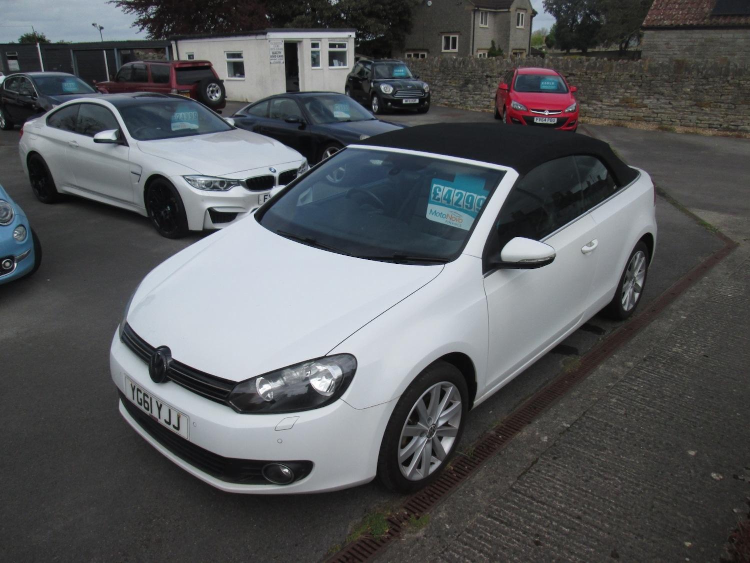 VOLKSWAGEN GOLF 1.6 TDI BLUEMOTION TECH SE 2DR CABRIOLET . DIESEL 114,600 MILES MANUAL...