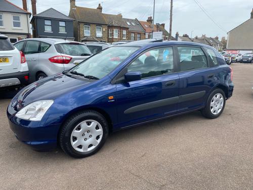 2002 HONDA CIVIC 1.6 I VTEC SE 5DR AUTO PETROL 75,504 MILES AUTOMATIC ONLY 3,295... photo
