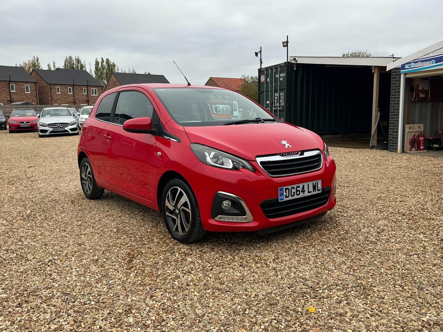 Used 2014 Peugeot 108 1.2 VTi Allure 3dr £5,495 68,000 miles Red
