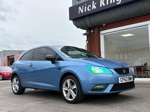 2014 SEAT IBIZA 1.4 TOCA 3DR 12 MONTHS MOT ULEZ 10 SERVICES CAMBELT PETROL 95,000... photo