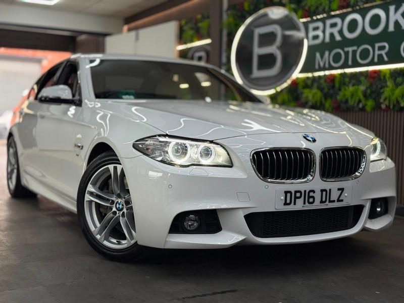 BMW 5 SERIES 530D M SPORT 7X SERVICES, SAT NAV, LEATHER, HEATED SEATS AMP REVERSE...