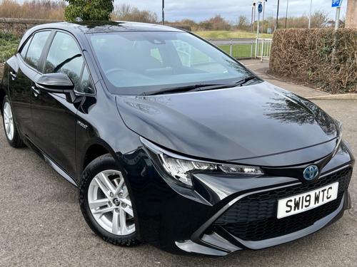 2019 COROLLA 1.8 VVT I HYBRID ICON 5DR CVT PETROL ELECTRIC HYBRID 14,124 MILES... photo