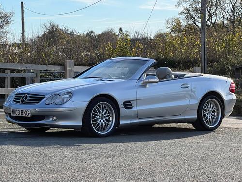 2003 MERCEDES S CLASS SL 500 2DR AUTO SILVER LOW MILES. GREAT SERVICE RECORD . STUNNING... photo