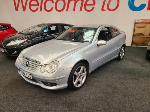2006 MERCEDES C CLASS C180K 1.8 EVOLUTION S AUTOMATIC 3 DOOR PETROL 89,000 MILES AUTOMATIC ONLY... photo