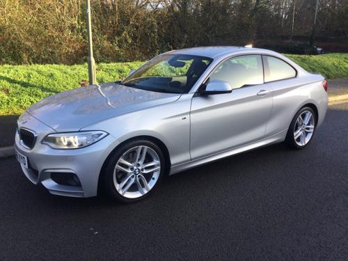 2016 2 SERIES 220D 190 M SPORT 2DR STEP AUTO DIESEL 68,000 MILES AUTOMATIC ONLY... photo