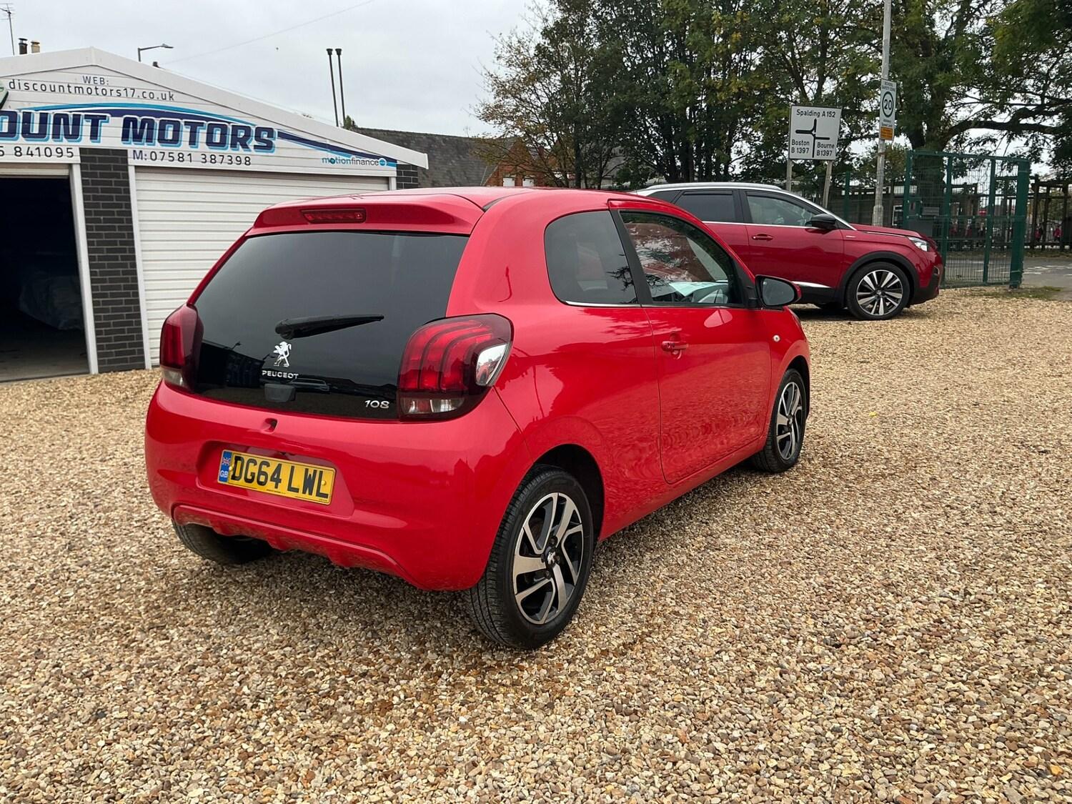 Used 2014 Peugeot 108 1.2 VTi Allure 3dr £5,495 68,000 miles Red