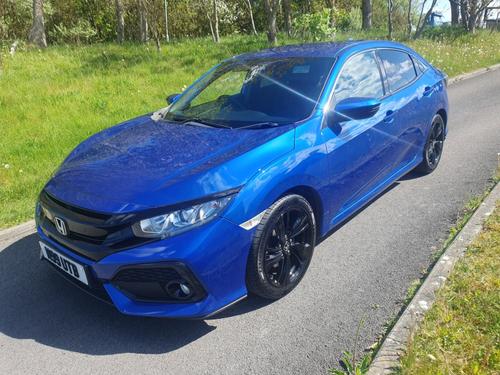 2018 HONDA CIVIC 1.0 VTEC TURBO 126 SR 5DR PETROL 47,300 MILES MANUAL ONLY 10,995... photo