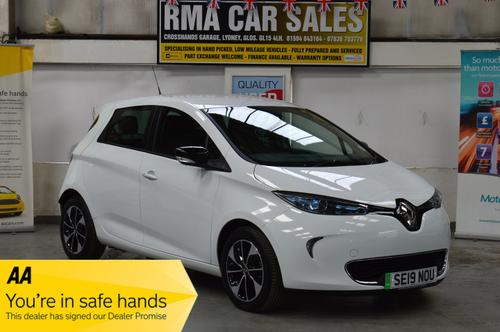 2019 RENAULT ZOE 80KW I DYNAMIQUE NAV R110 40KWH 5DR AUTO ULTRA LOW MILEAGE ELECTRIC... photo