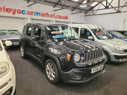 2016 RENEGADE 1.6 MULTIJET DIESEL LONGITUDE DIESEL 135,000 MILES MANUAL ONLY 4,550 VIEW DETAILS... photo