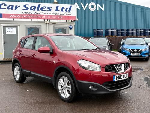 2013 2013 Nissan Qashqai 1.6 Acenta 5dr ++ 11 NISSAN SERVICES / 1 OWNER / ULEZ / BLUETOOTH ++ Petrol photo