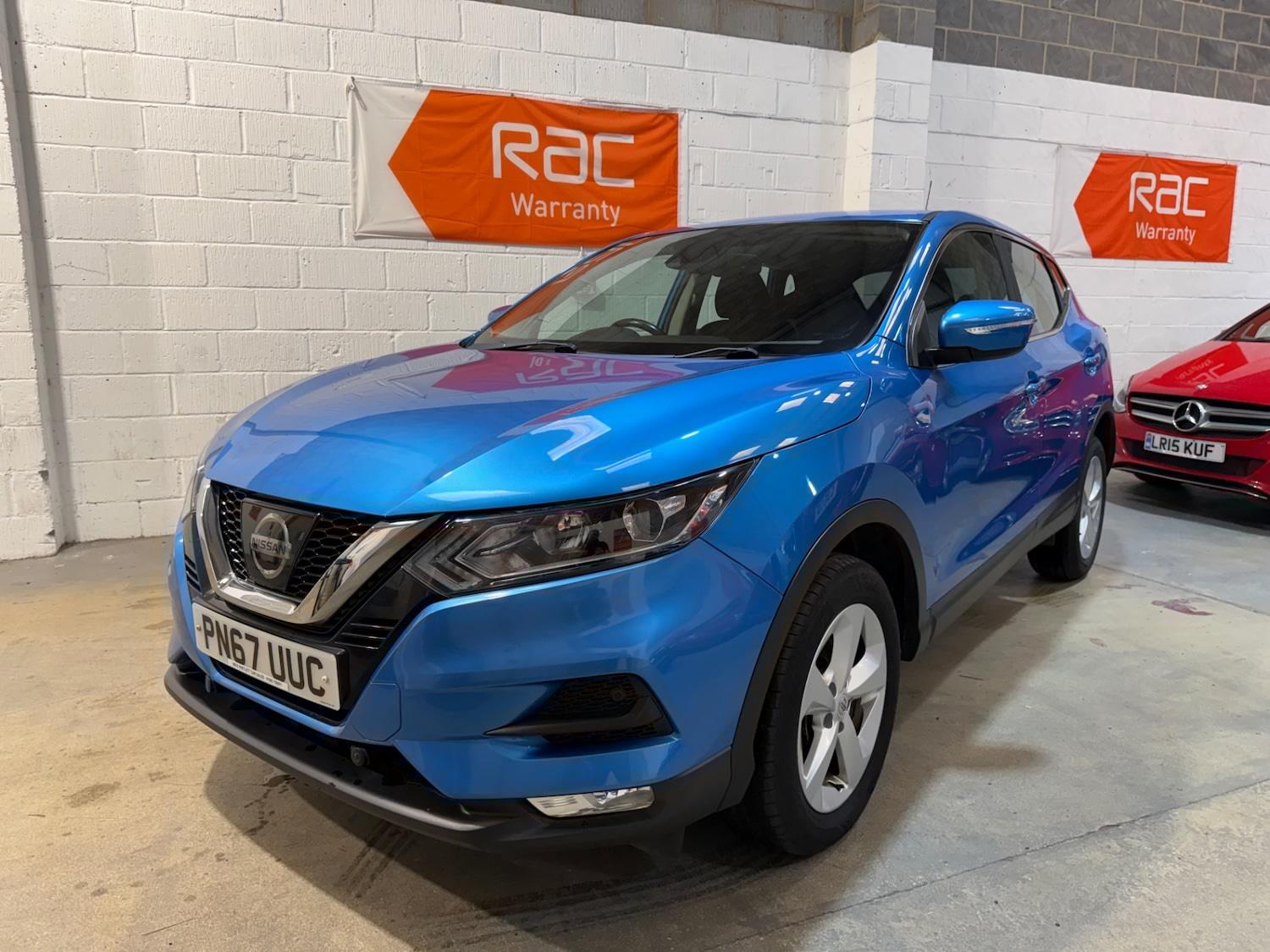 NISSAN QASHQAI 1.2 DIG T ACENTA 5DR PETROL 56,025 MILES MANUAL ONLY 7,695 FROM...