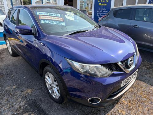 2014 NISSAN QASHQAI 1.5 DCI ACENTA PREMIUM 5DR DIESEL 76,900 MILES MANUAL ONLY 5,995 VIEW... photo