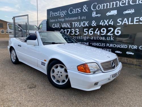 1992 S CLASS 300 SL 3.0 AUTOMATIC CONVERTIBLE CABRIOLET 147K CLASSIC CLASSY AWESOME LOOK PETROL... photo
