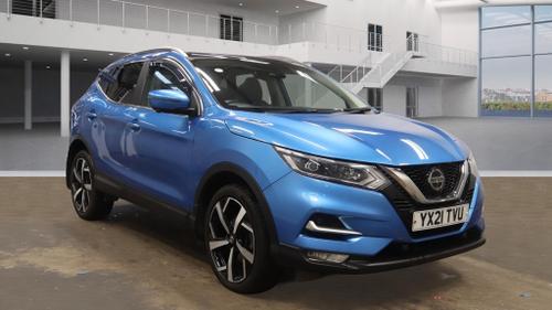 2021 NISSAN QASHQAI 1.3 DIG T N MOTION 5DR PANROOF NAV CAMERA LEATHER ULEZ PETROL... photo