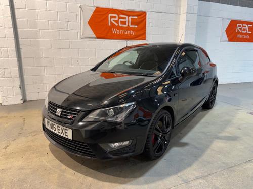 2016 SEAT IBIZA 1.8 TSI CUPRA BLACK 3DR PETROL 100,800 MILES MANUAL ONLY 6,795 FROM... photo